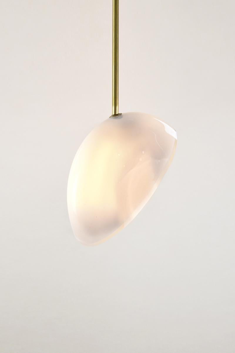 Contemporary Half-Moon Pendant by Atelier George For Sale