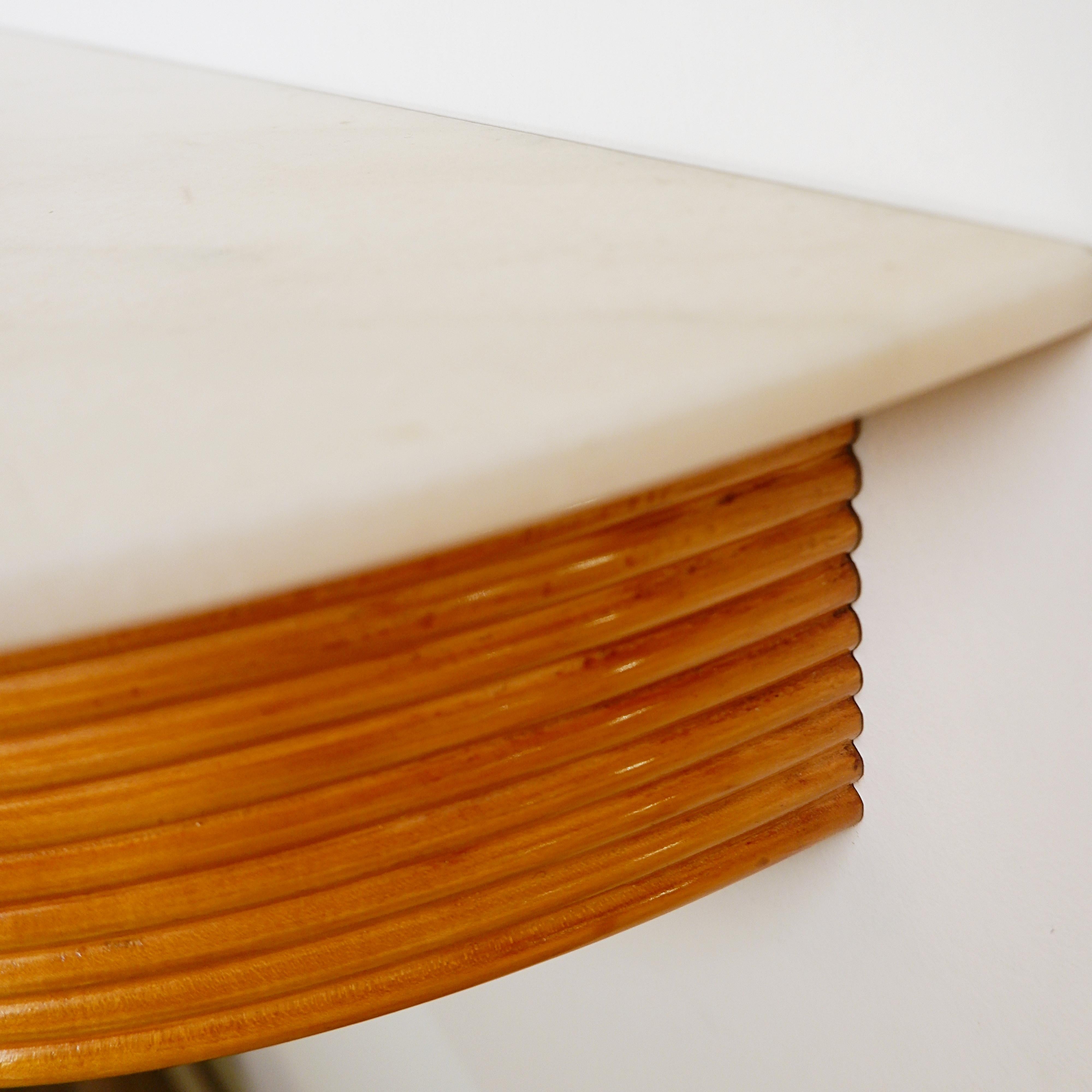 Consola de pared de media luna, Italia Años 40 siglo XX en venta