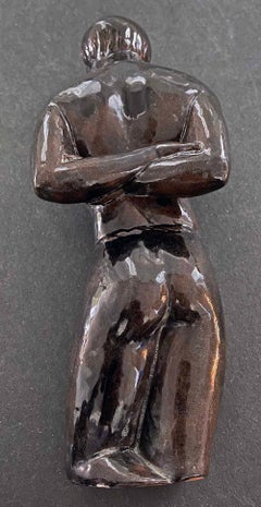 "Half Nude Standing Male", WPA Era Sculpture, Brents Carlton, Golden Gate Expo