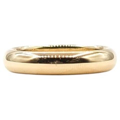 Halbrundes Band aus 14k Gelbgold