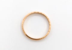 Half Round Band in 18k Yellow Gold