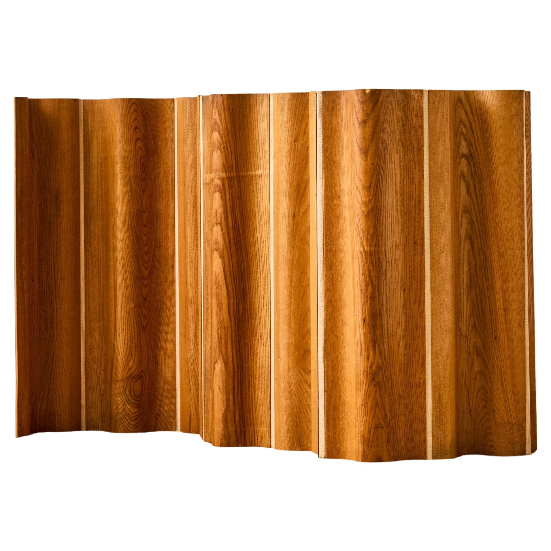 Paravento in legno a mezza dimensione Modello #FSW-8 di Charles and Ray Eames c. 1952 in vendita