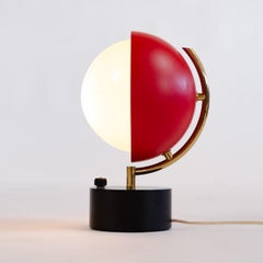 Half Sphere Table Lamp by Angelo Lelli for Arredoluce