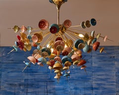Half Sputnik Chandelier by Studio Glustin