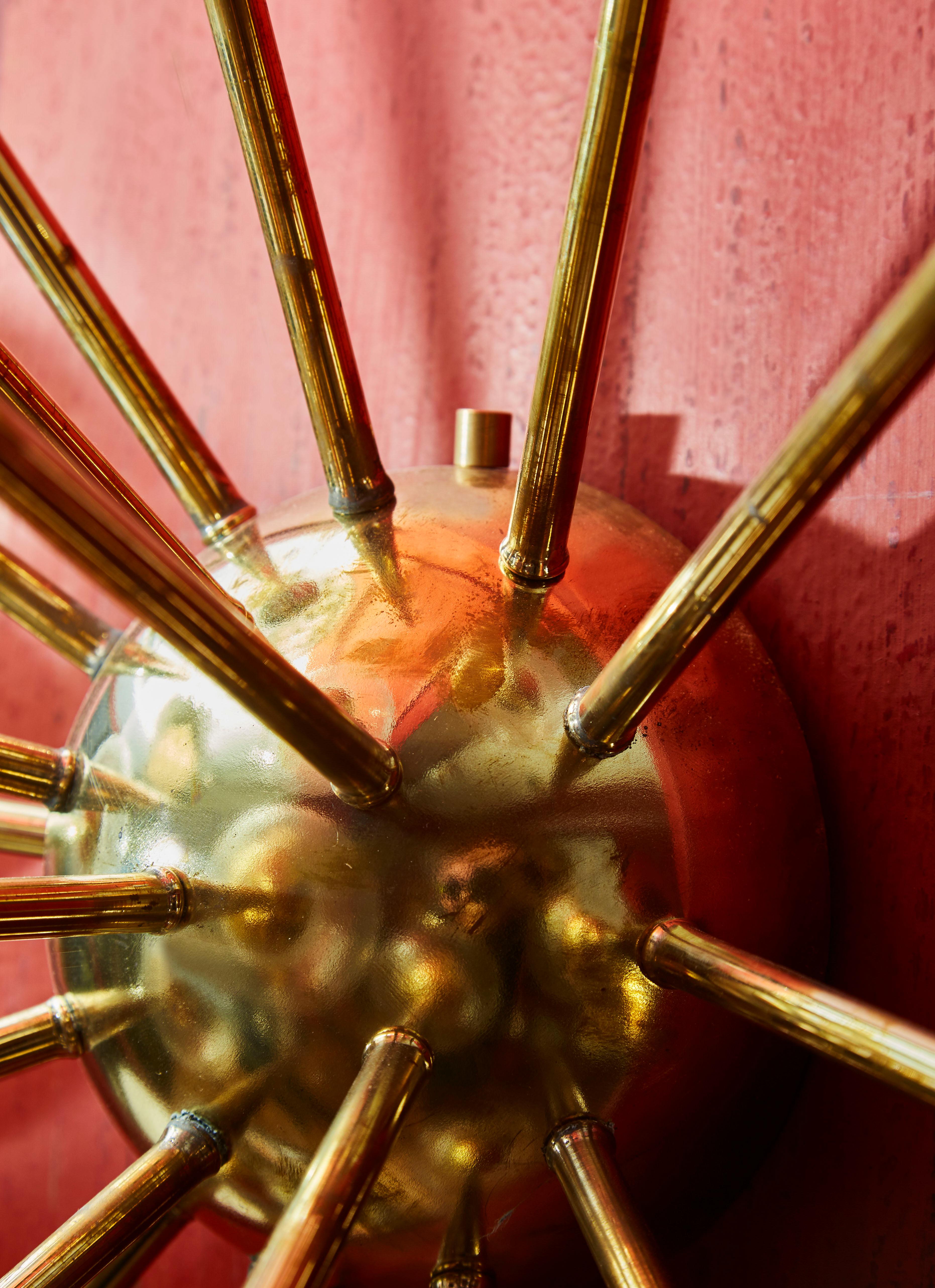 Italian Half-Sputnik Sconces by Studio Glustin For Sale