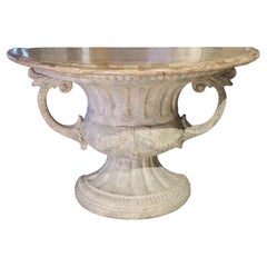 Half Urn Demi Lune Console Table in the Neoclassical Style