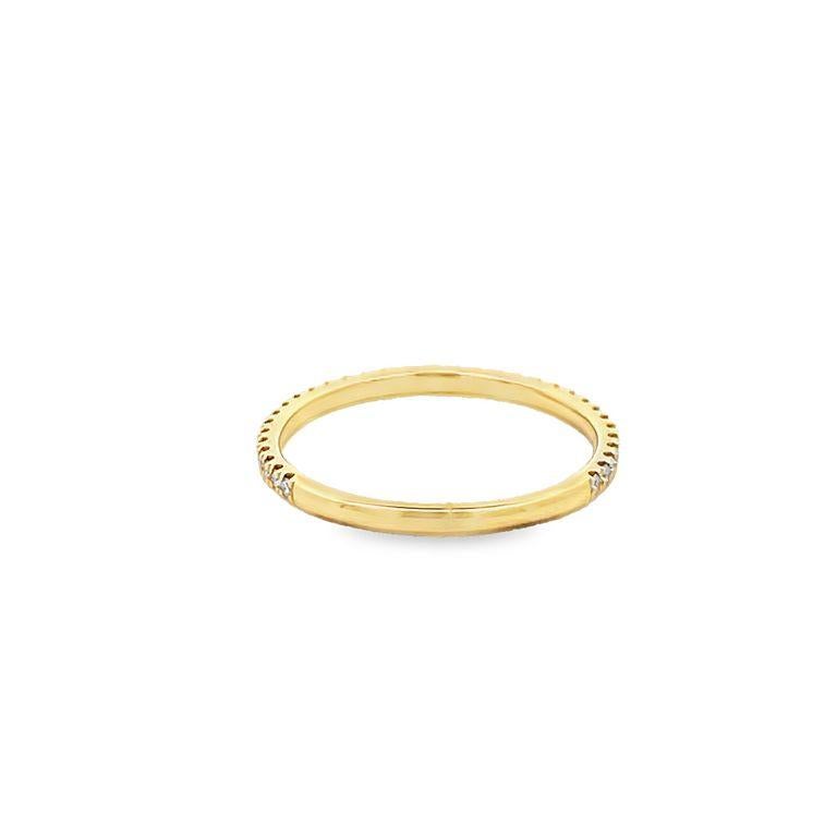Moderne Bracelet en or jaune 18 carats avec diamants blancs de 0,15 carat en vente