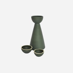 Halfmoon Green Bottle by Omar Ortiz