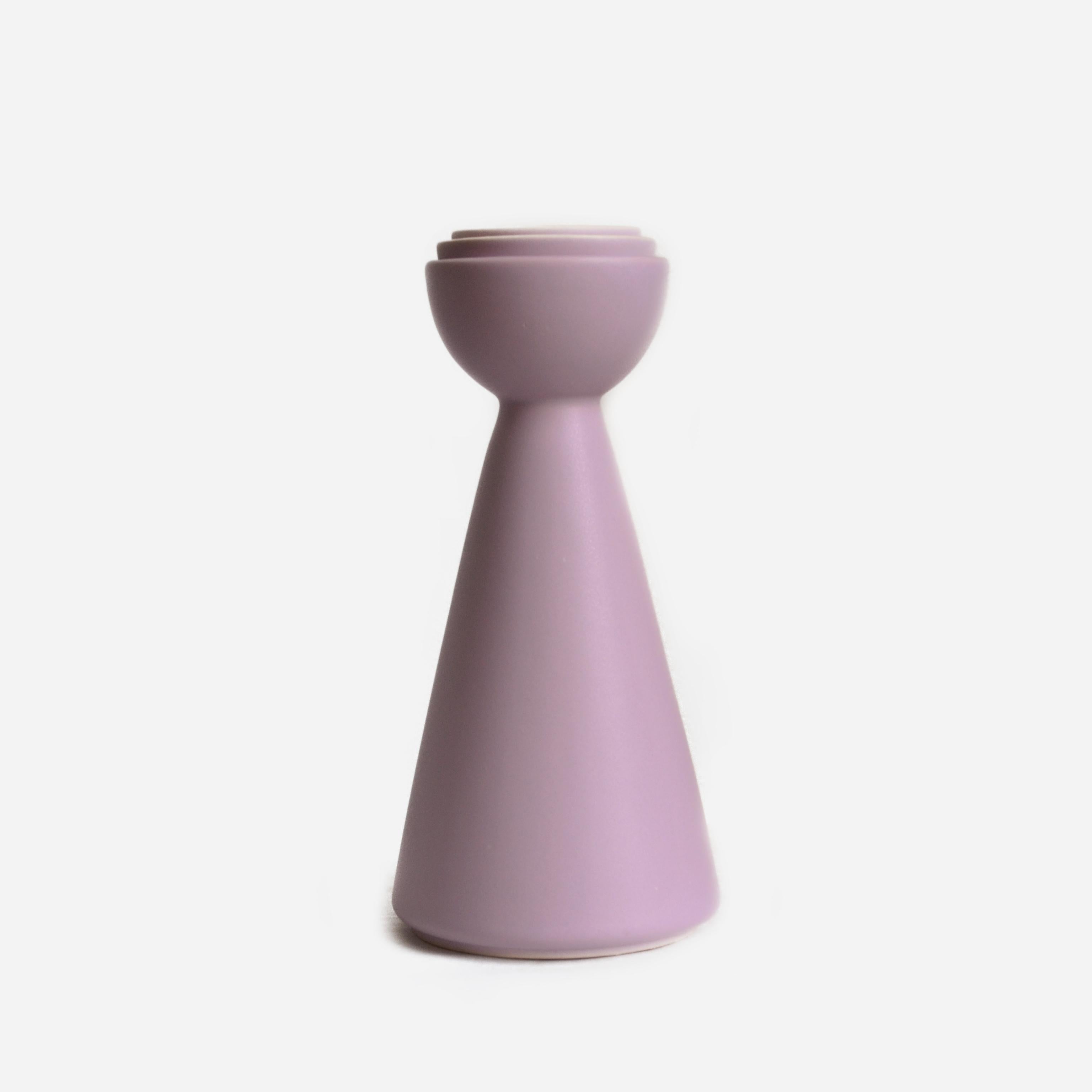 Contemporary Halfmoon Lilac Bottle by Omar Ortiz For Sale