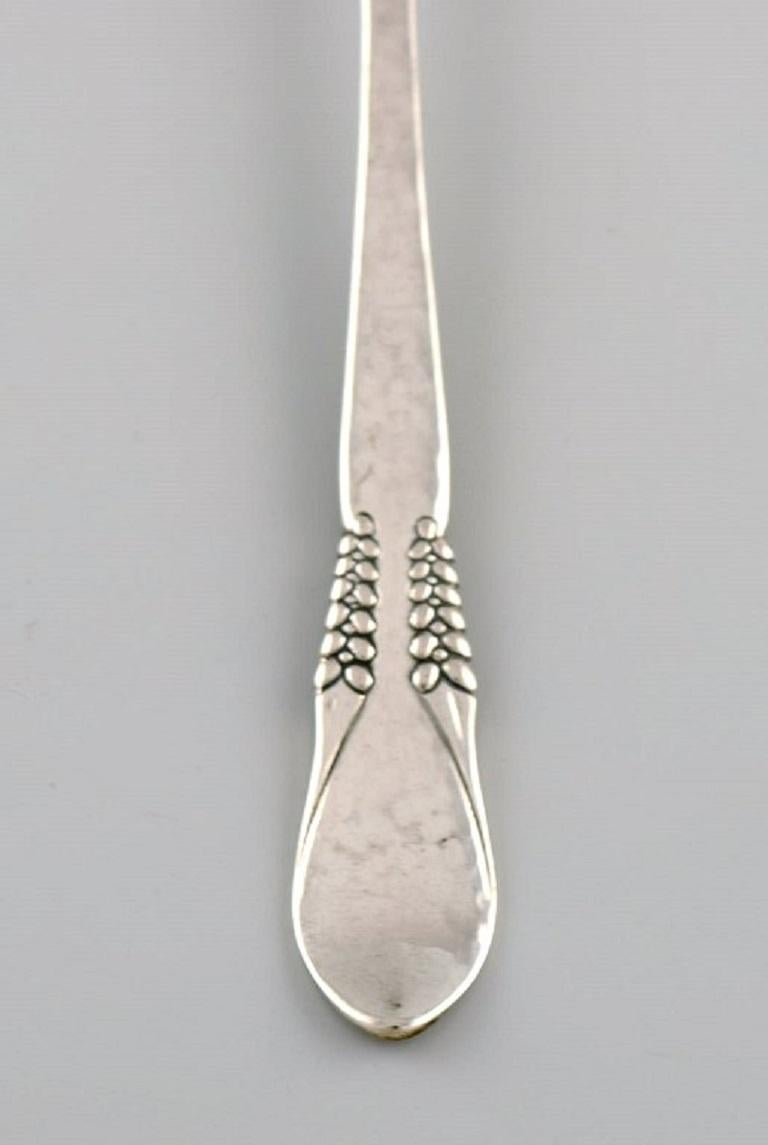 Halgreen, Danish Silversmith, Four Coffee Spoons in Silver In Excellent Condition For Sale In Copenhagen, DK