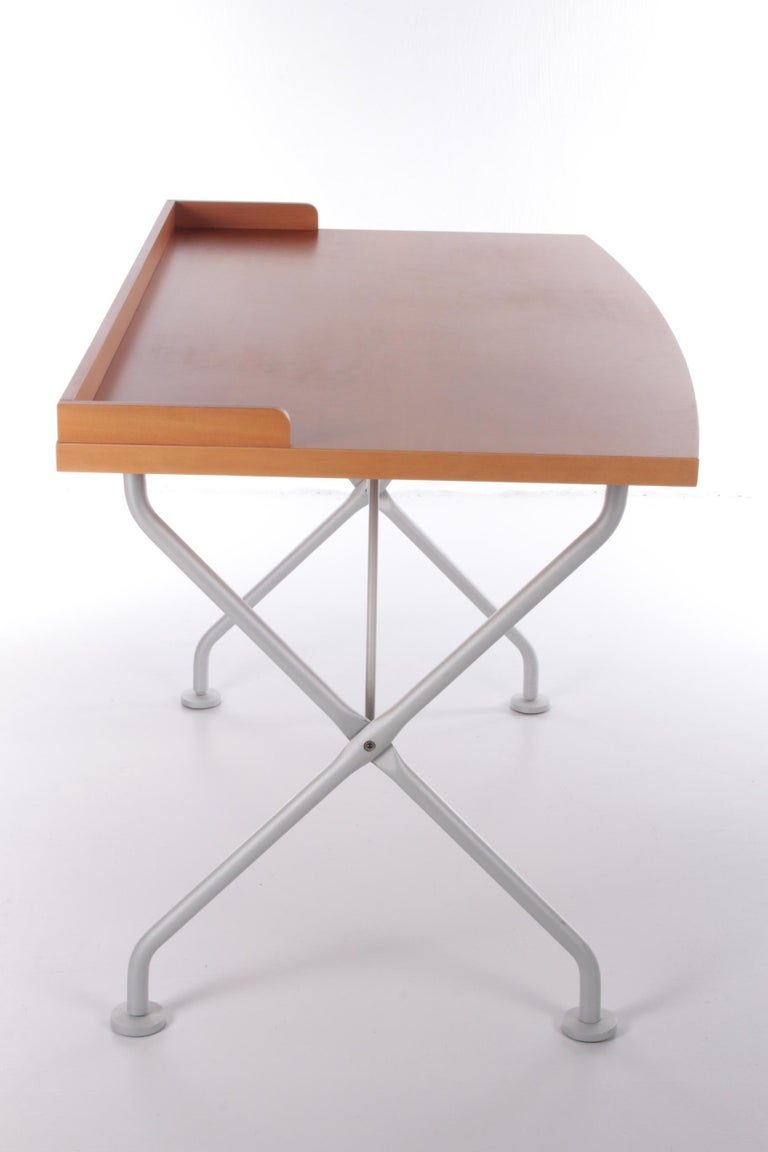 Halifax Desk with Metal Base, 1980 For Sale at 1stDibs
