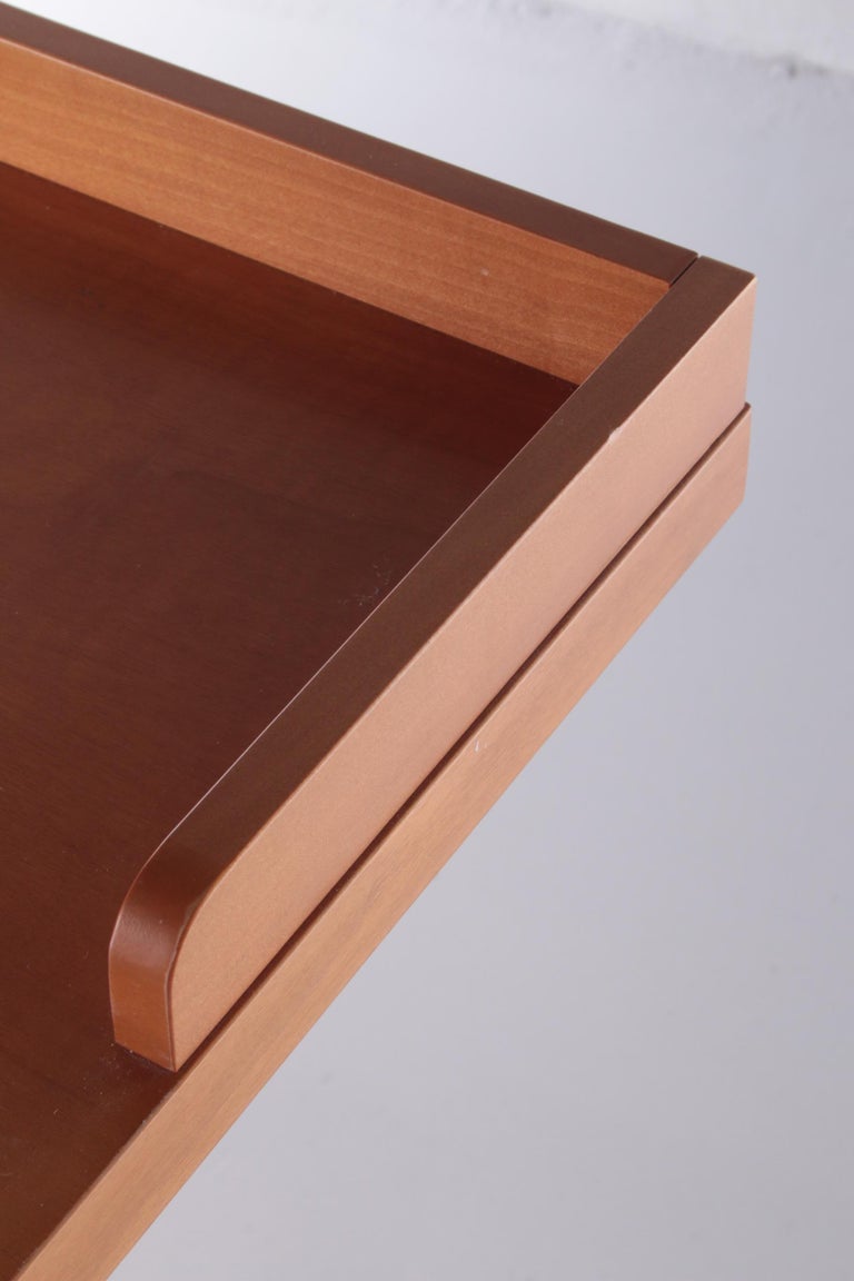 Halifax Desk with Metal Base, 1980 For Sale at 1stDibs