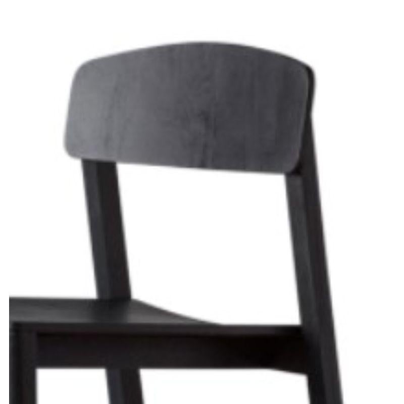 Postmoderne Chaise de salle à manger Halikko, noire, fabriquée par Choice en vente