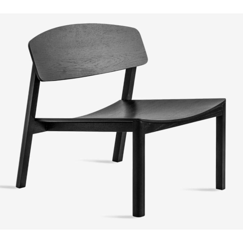 Halikko launge, black by Made By Choice
Dimensions: 66 x 64 x 69 cm
Materials: Solid oak
 Standard finishes: Natural wood / painted black.

Also available: Upholstery in fabric or std. Fabric (Category 1 & 2), custom color or ash,

Named