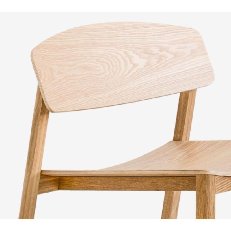 Halikko launge, oak by Made By Choice
Dimensions: 66 x 64 x 69 cm
Materials: Solid Oak
 Standard finishes: Natural wood / painted black.

Also available: Upholstery in Fabric or Std. Fabric (Category 1 & 2), Custom color or Ash, 

Named after
