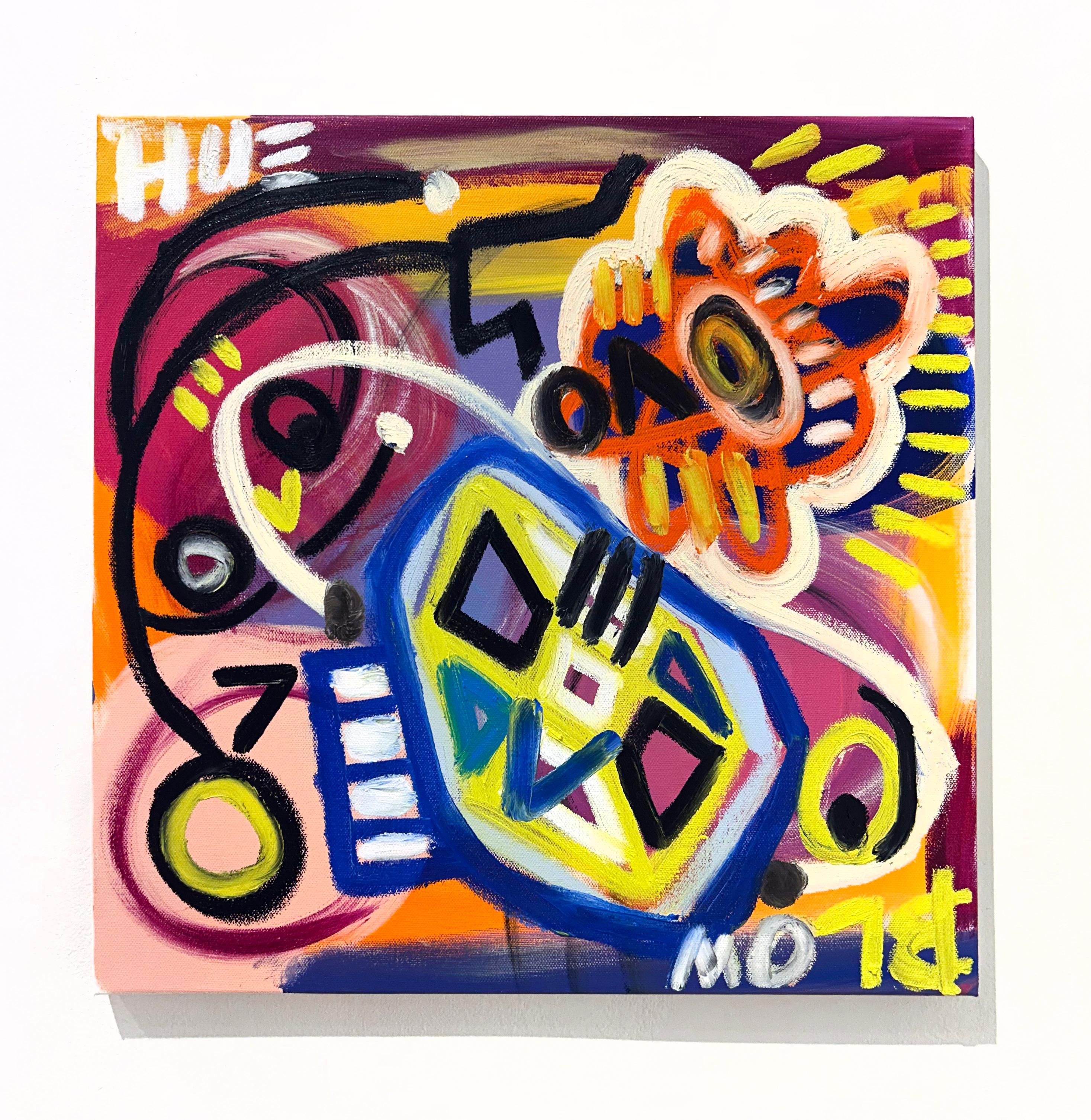 Souffle de couleur - Art urbain Painting par Halim Flowers