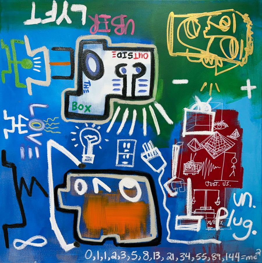 Outside The Box - Painting by Halim Flowers/Clarence James