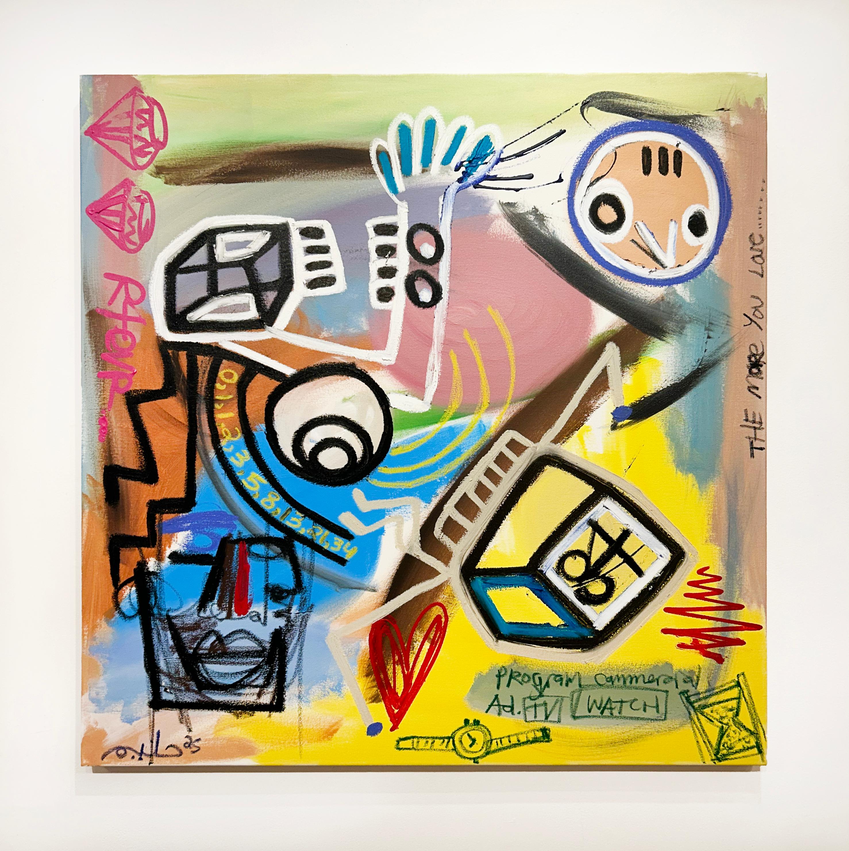 The More You Love (Streetart), Painting, von Halim Flowers/Clarence James