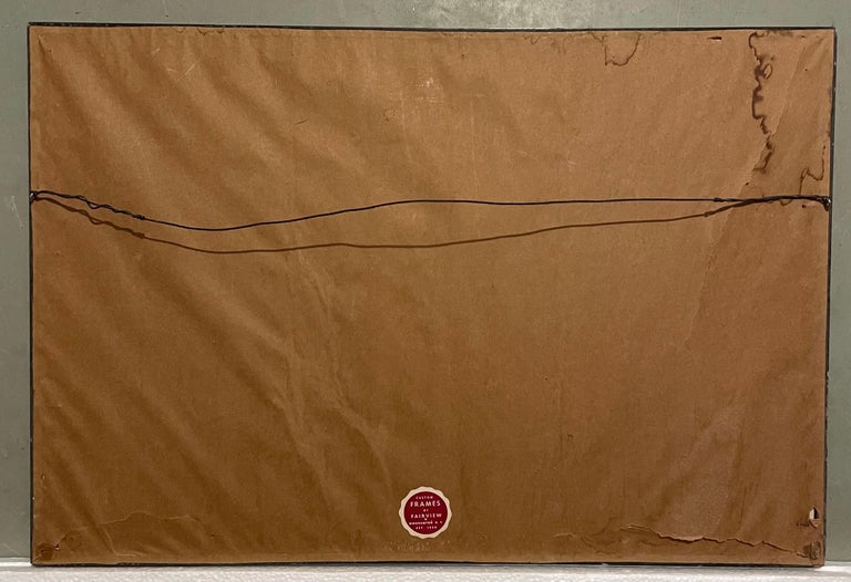 Halim Jurdak Lebanese Arabic Modernist Abstract Etching Color