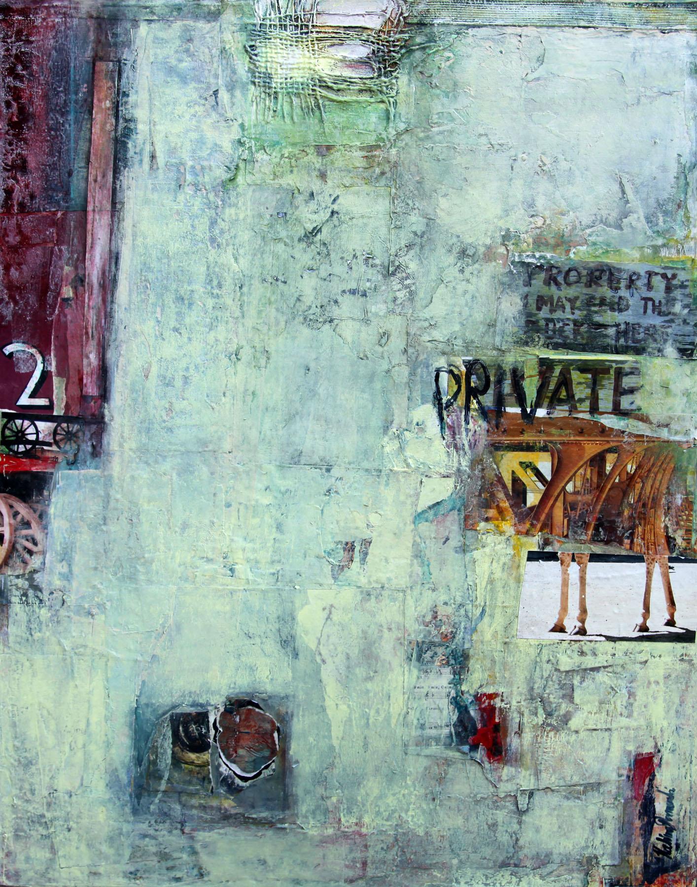 Bilanz (Zeitgenössisch), Mixed Media Art, von  Halina Domanski
