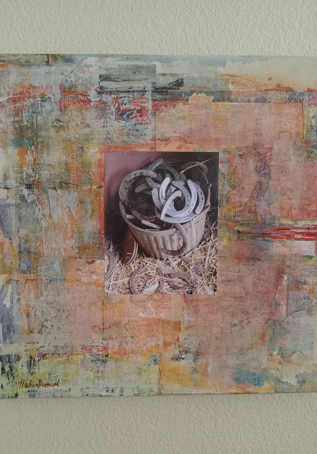 I Feel Lucky - Contemporary Mixed Media Art by  Halina Domanski