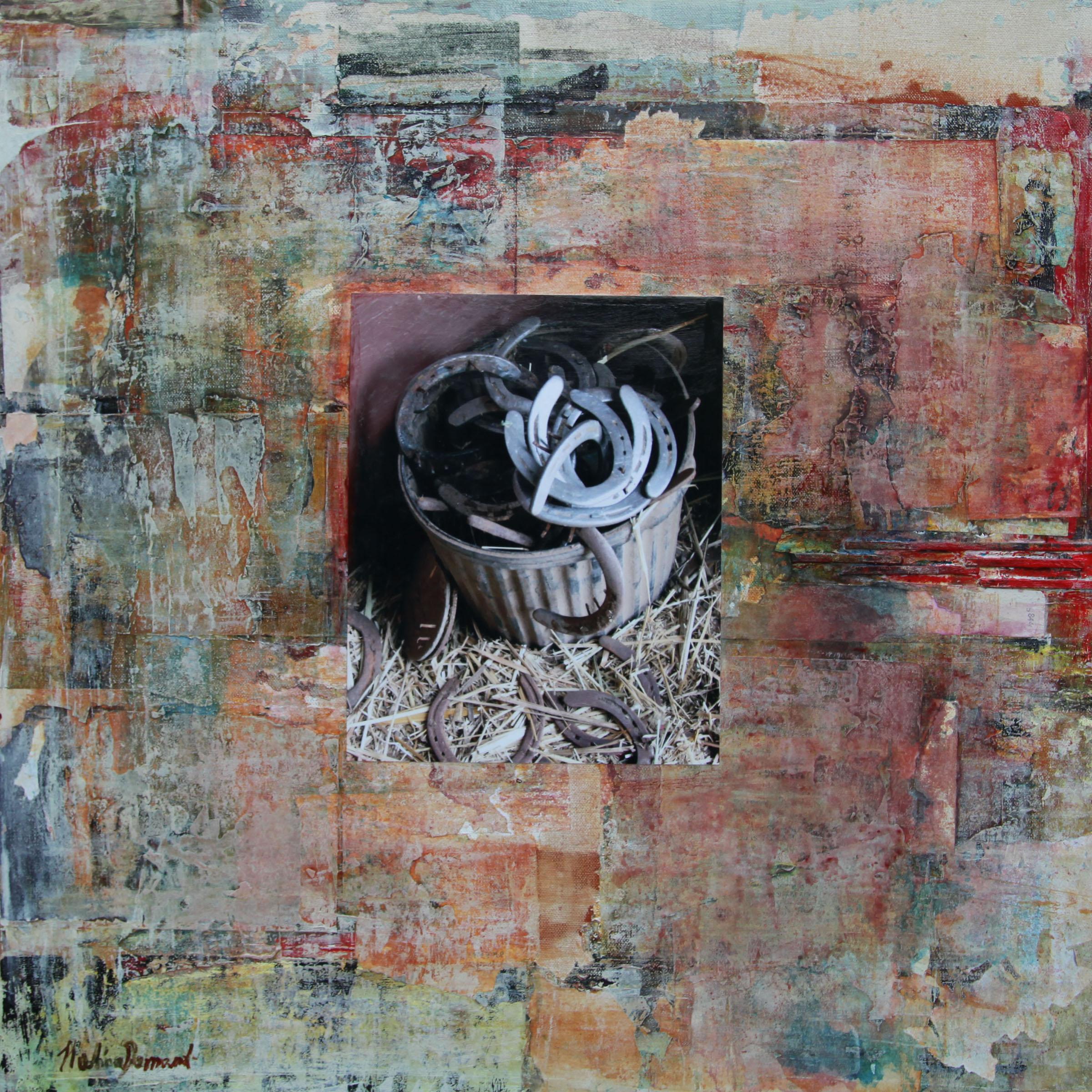 I Feel Lucky - Mixed Media Art by  Halina Domanski