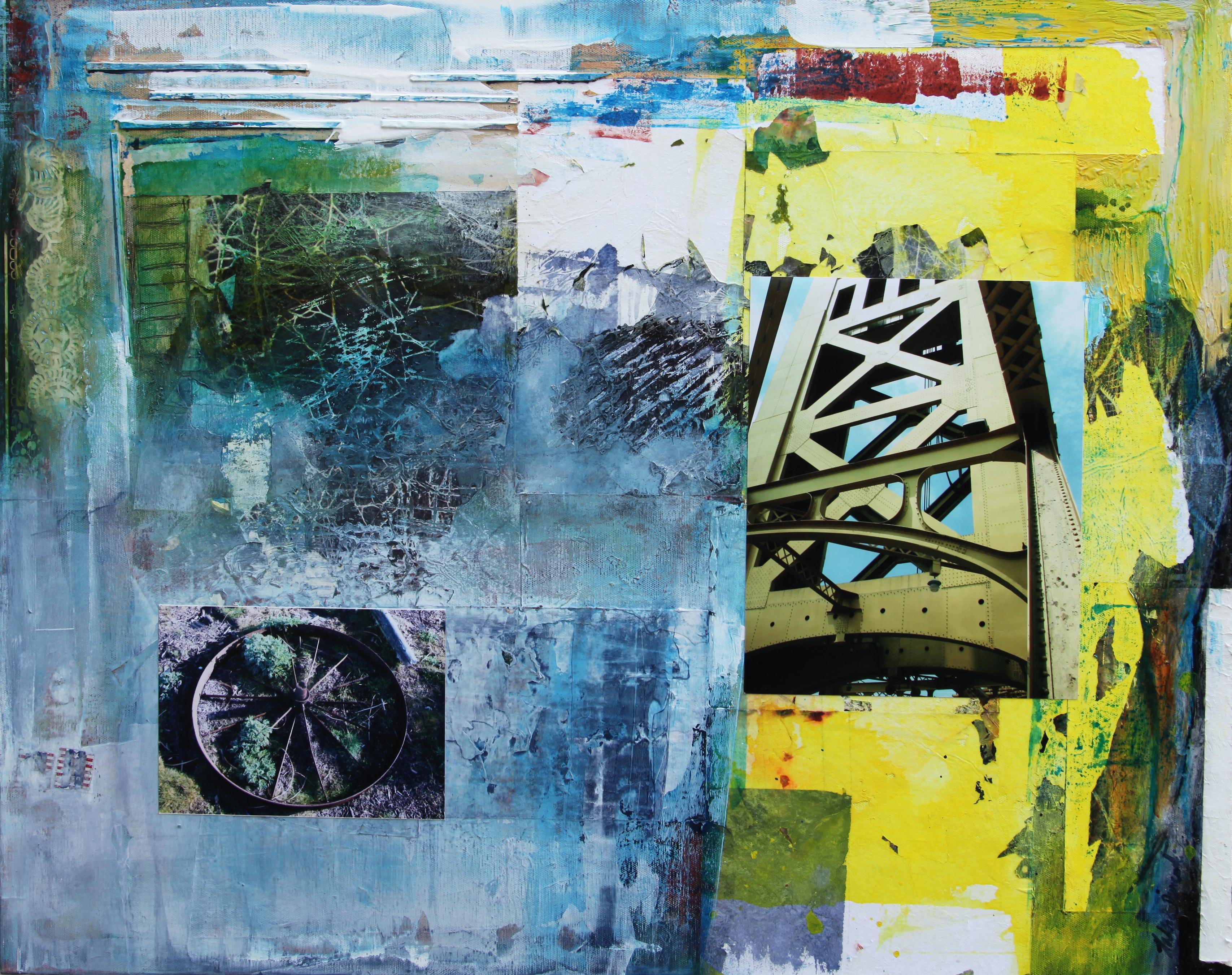 Time To Move On - Mixed Media Art by  Halina Domanski