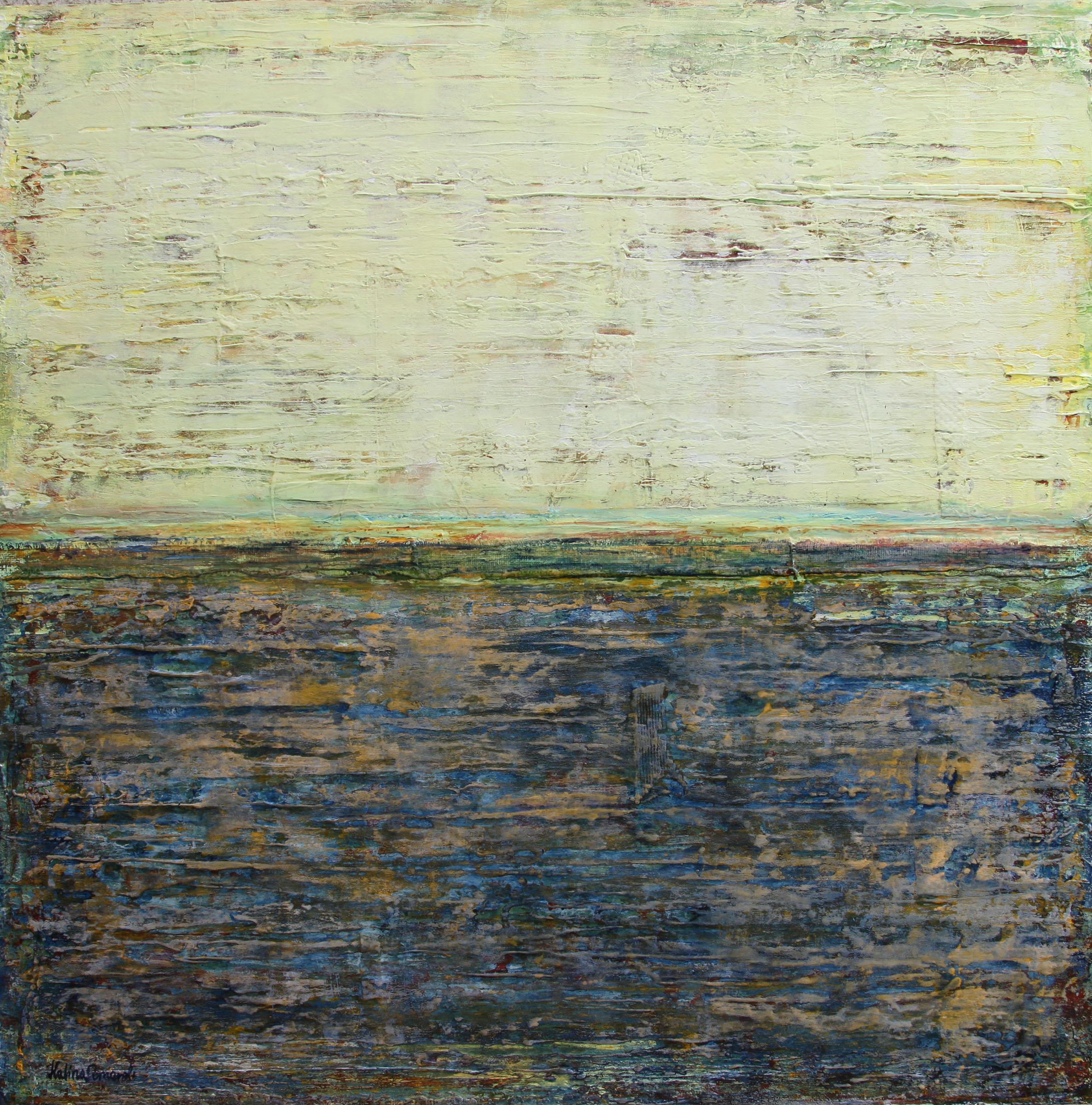 Abstract Painting di  Halina Domanski - Luce del sole d'autunno