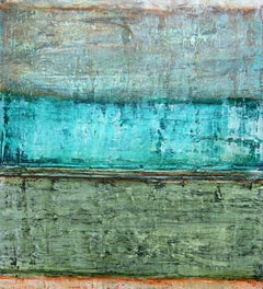 Bright Evening Acrylic on canvas Abstract /Contemporary painting Signed 2010+