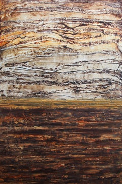 Sera luminosa Acrilico su tela Pittura astratta contemporanea Firmato 2010+