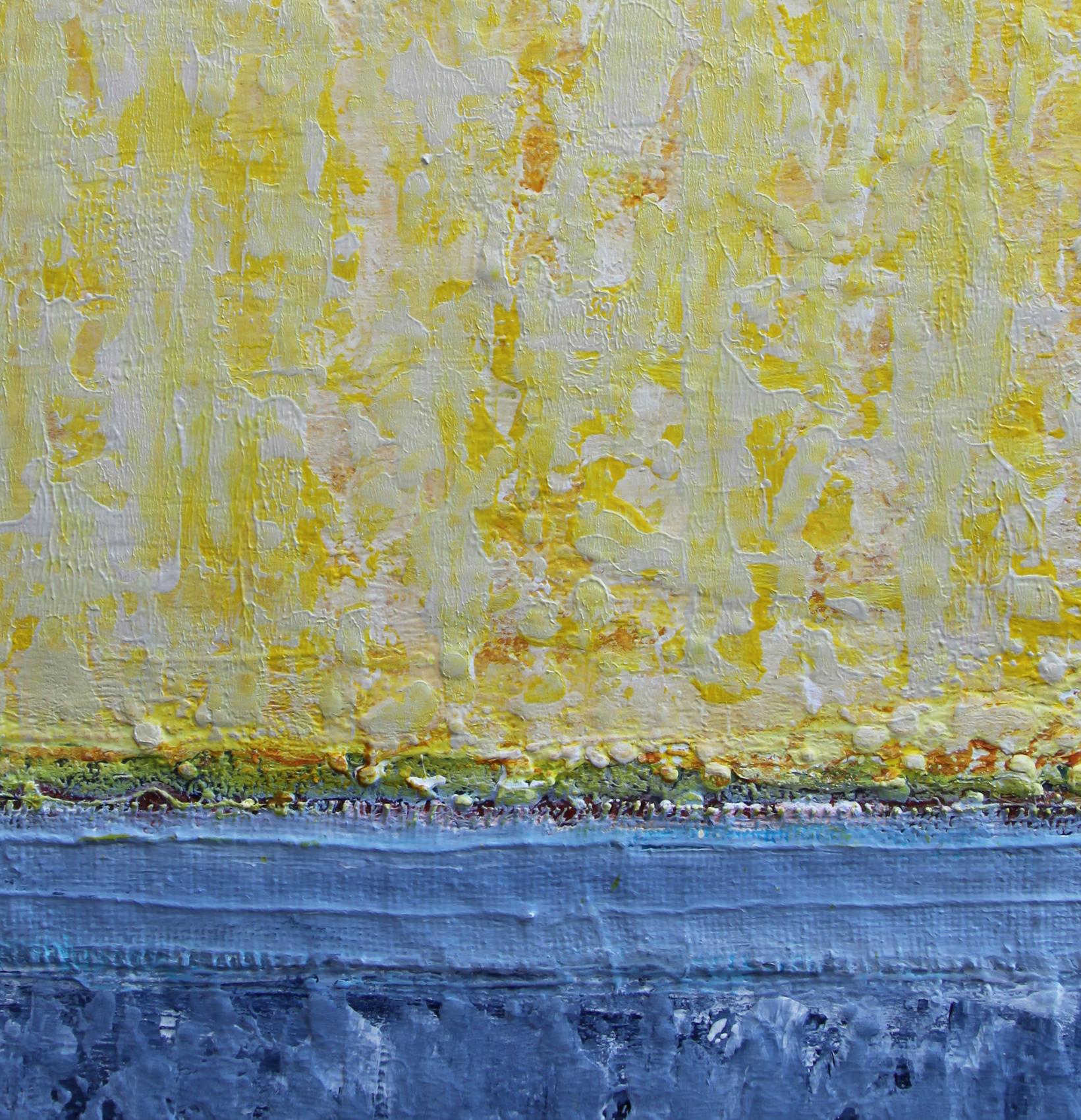 Una luminosa giornata di sole - Painting Espressionismo astratto di  Halina Domanski