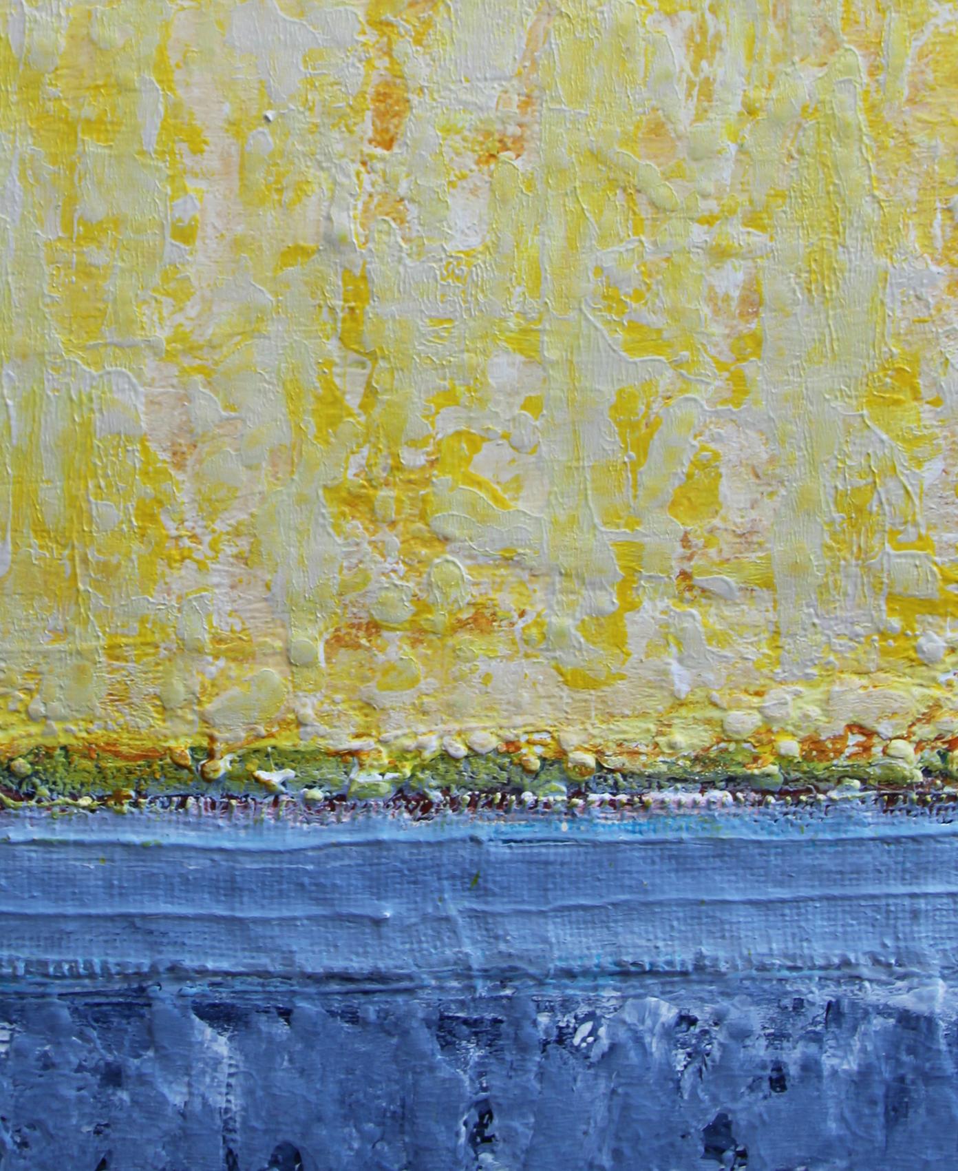 Una luminosa giornata di sole - Abstract Painting Marrone di  Halina Domanski