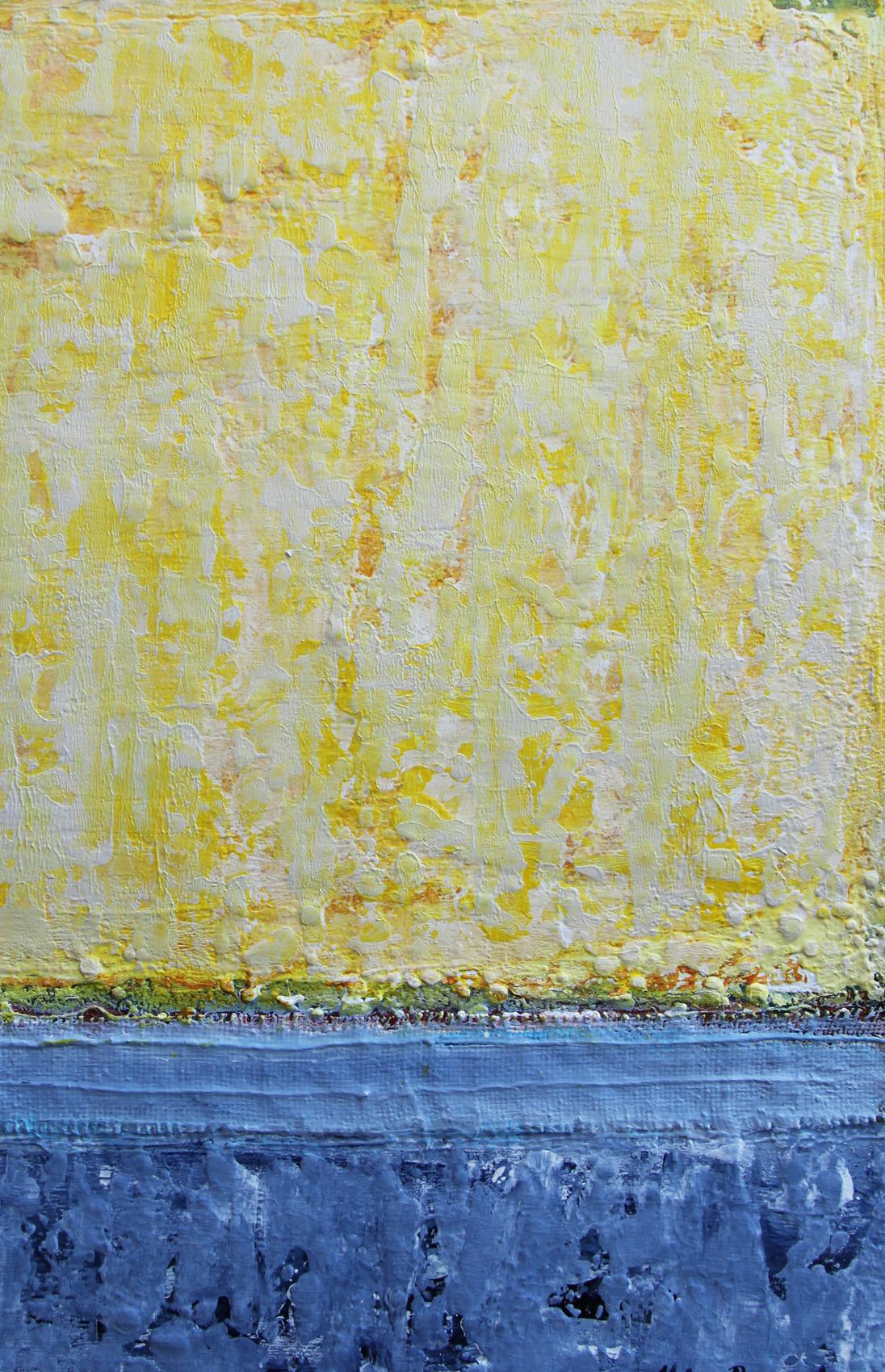 Pittura astratta contemporanea originale.    Unico e irripetibile.
Ogni tratto e strato sono stati applicati con passione e desiderio di portarti in un mondo di calma e tranquillità riflessiva.
Firmato/datato/titolato.
Include un certificato di