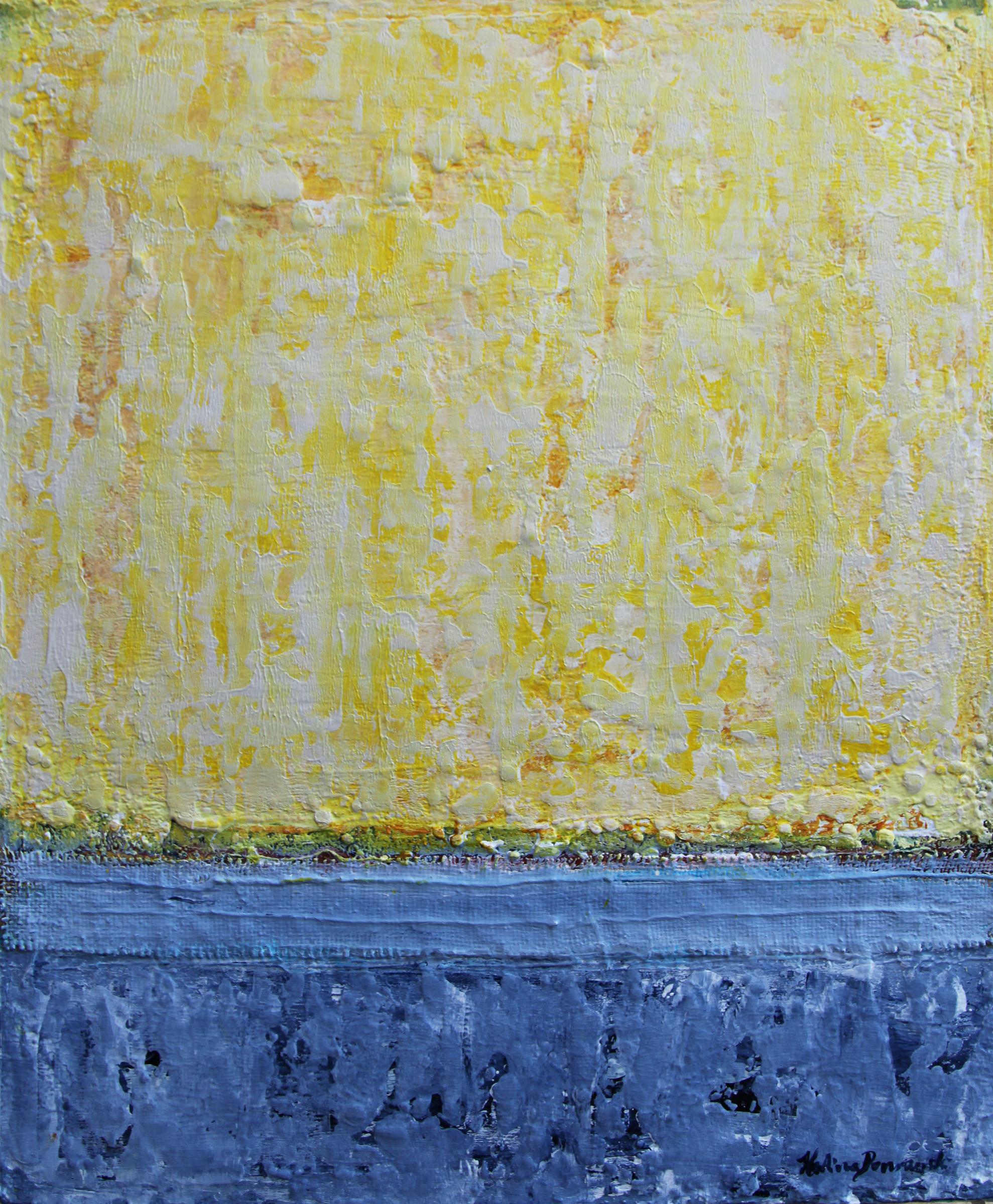 Abstract Painting di  Halina Domanski - Una luminosa giornata di sole
