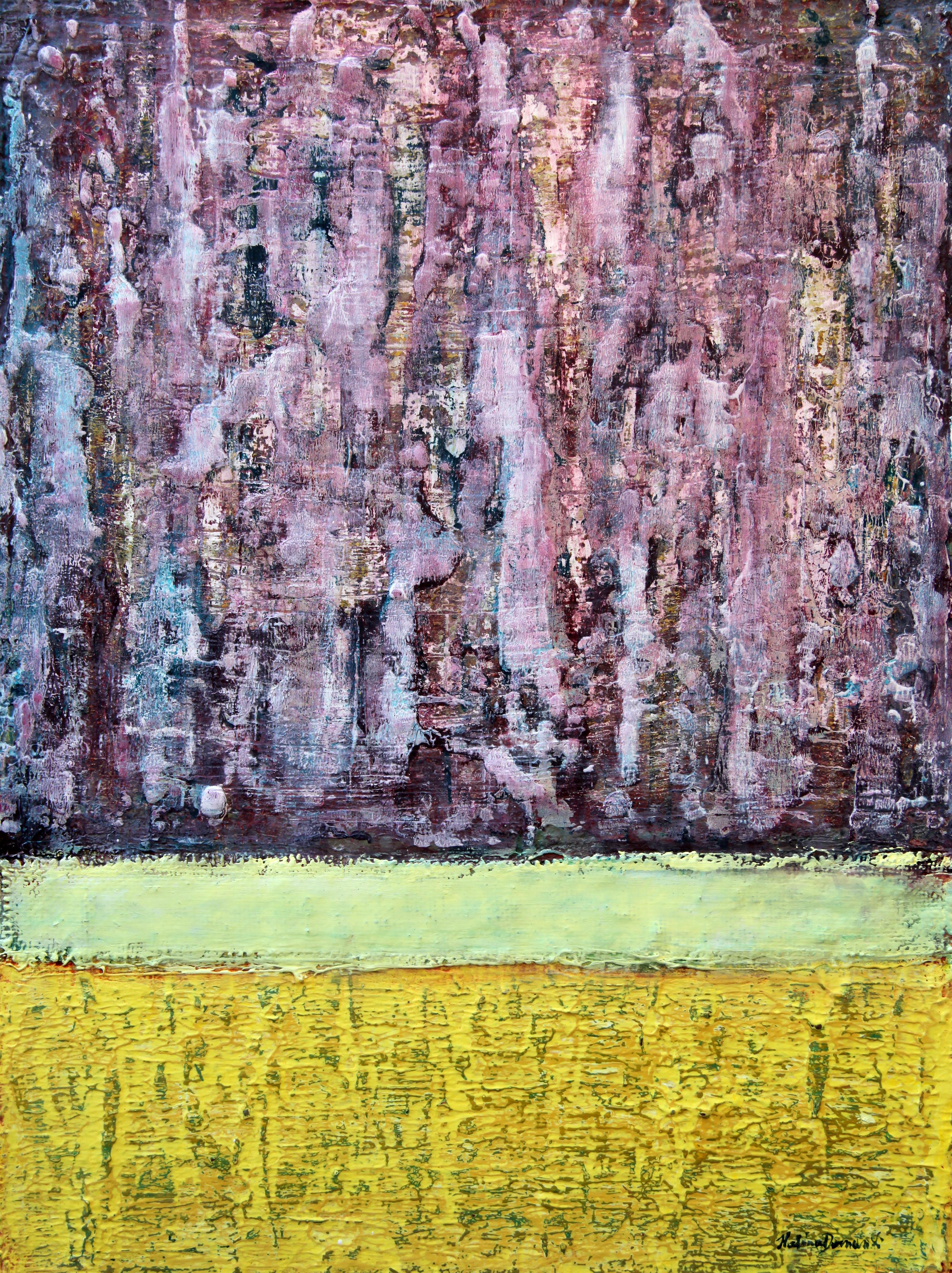  Halina Domanski Abstract Painting – Zusammensetzung