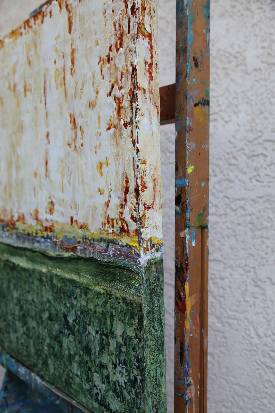 Palloncini volanti - Abstract Painting Grigio di  Halina Domanski