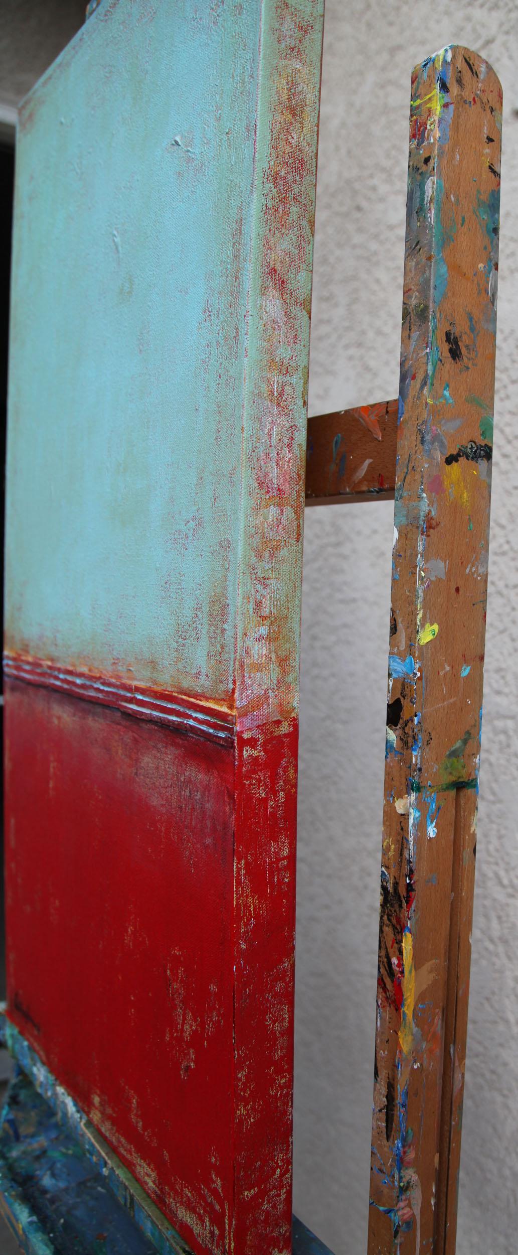 Enfoque - Abstract Painting Azul de  Halina Domanski