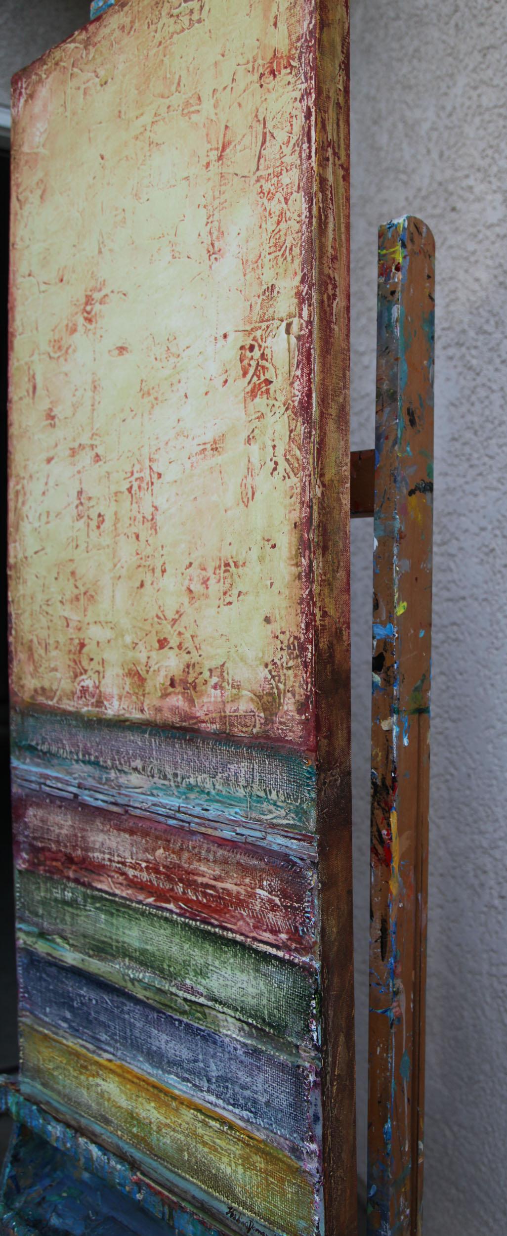 ONE-OF-A-KIND, ORIGINAL AND UNIQUE ARTWORK.
My artwork focuses on the texture and abstract color and composition.
I was inspired by the beauty of my natural surroundings.
It was painted with professional acrylic paint.
Signed/ titled /dated.
Ready