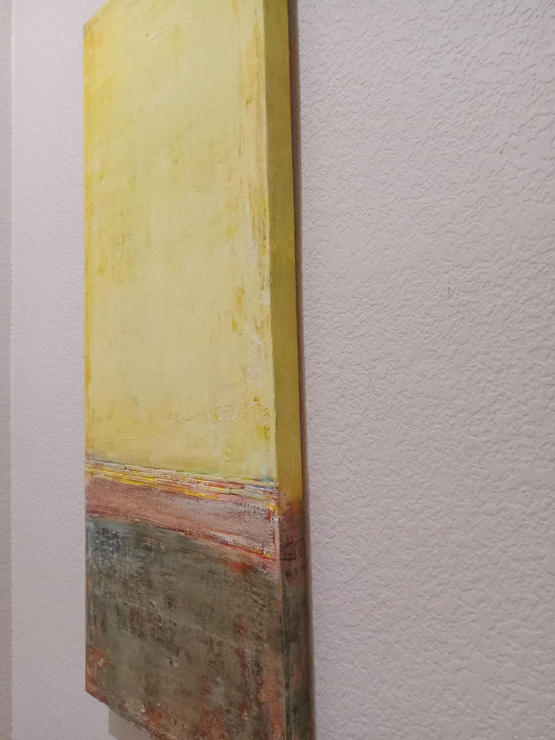 Hello Sunshine - Abstract Expressionist Painting by  Halina Domanski
