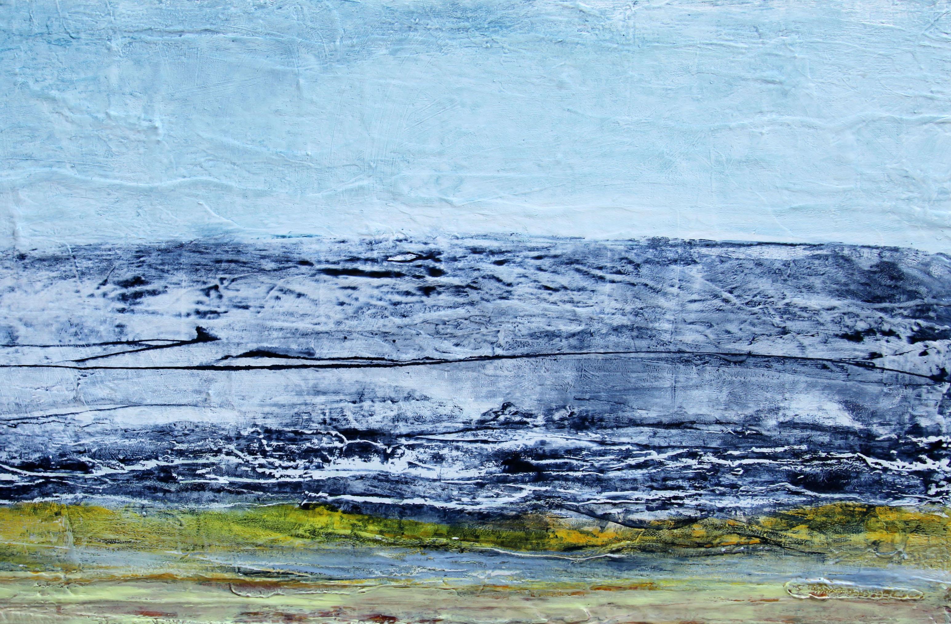 Landformen (Abstrakter Expressionismus), Painting, von  Halina Domanski