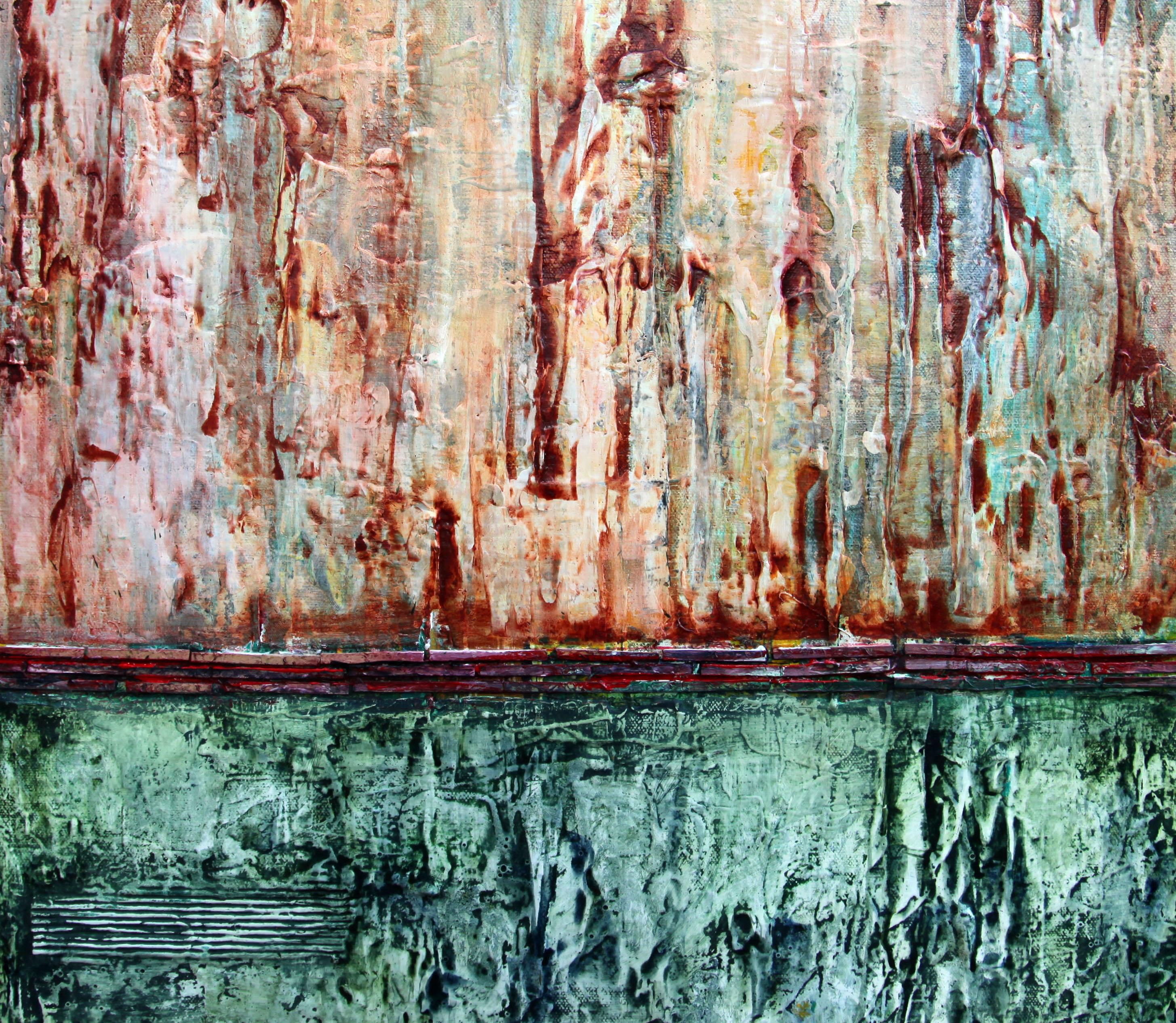 Living Your Dream - Abstract Expressionist Painting by  Halina Domanski