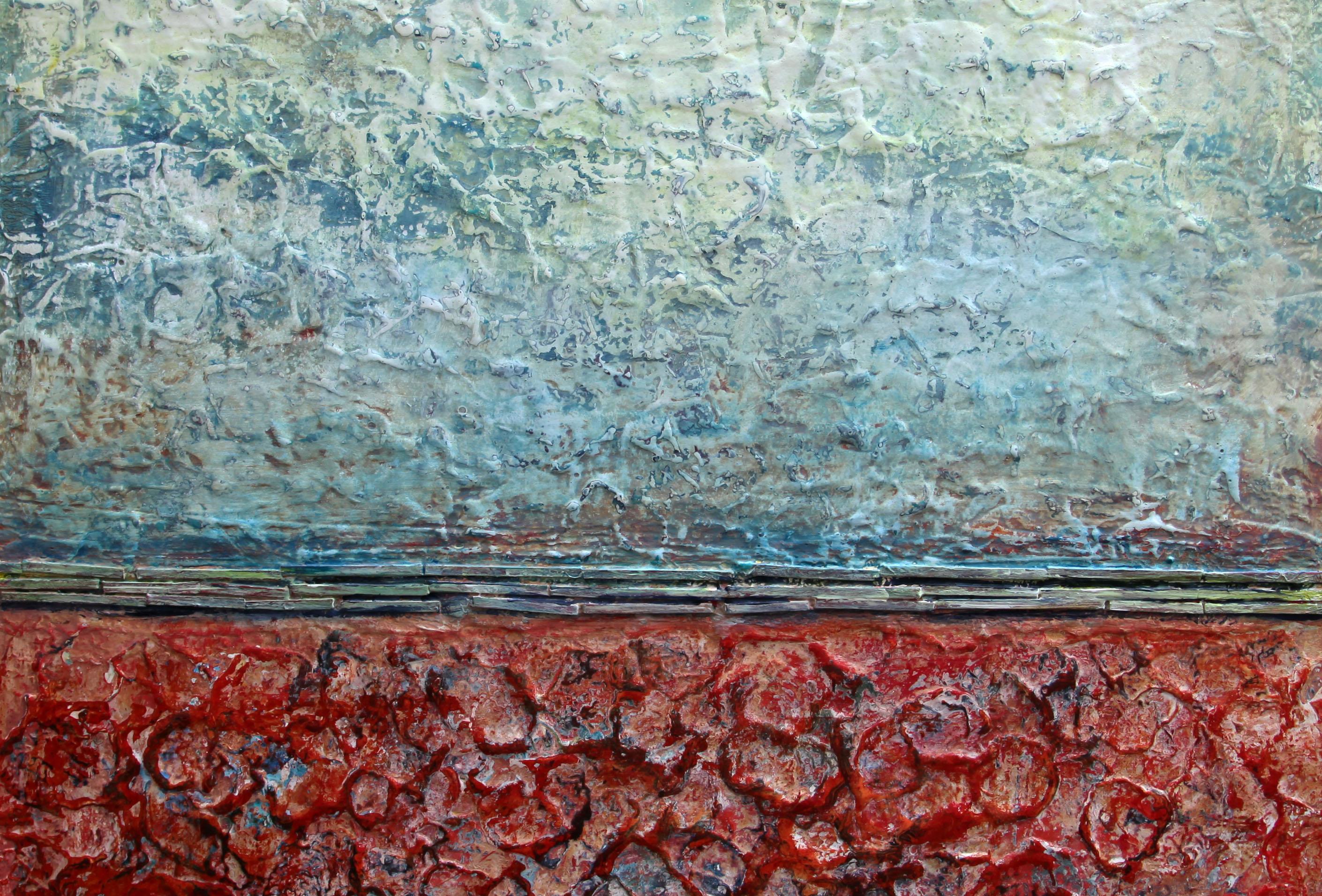 Lovely Morning - Abstract Expressionist Painting by  Halina Domanski