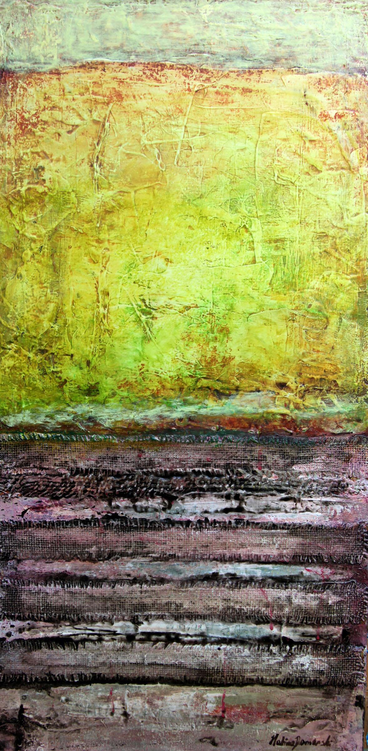 Abstract Painting de  Halina Domanski - Mindful