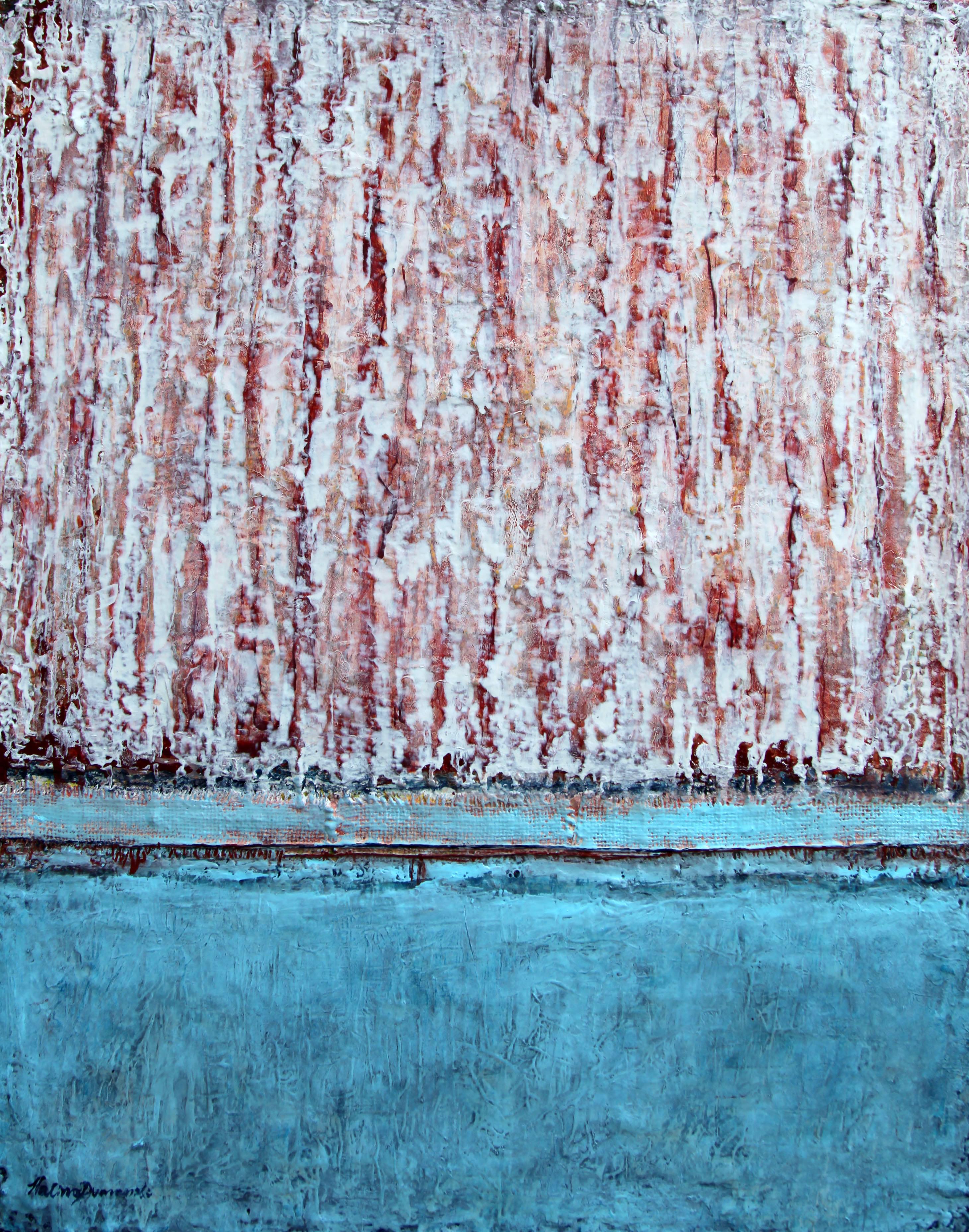  Halina Domanski Abstract Painting – Meeresbrise