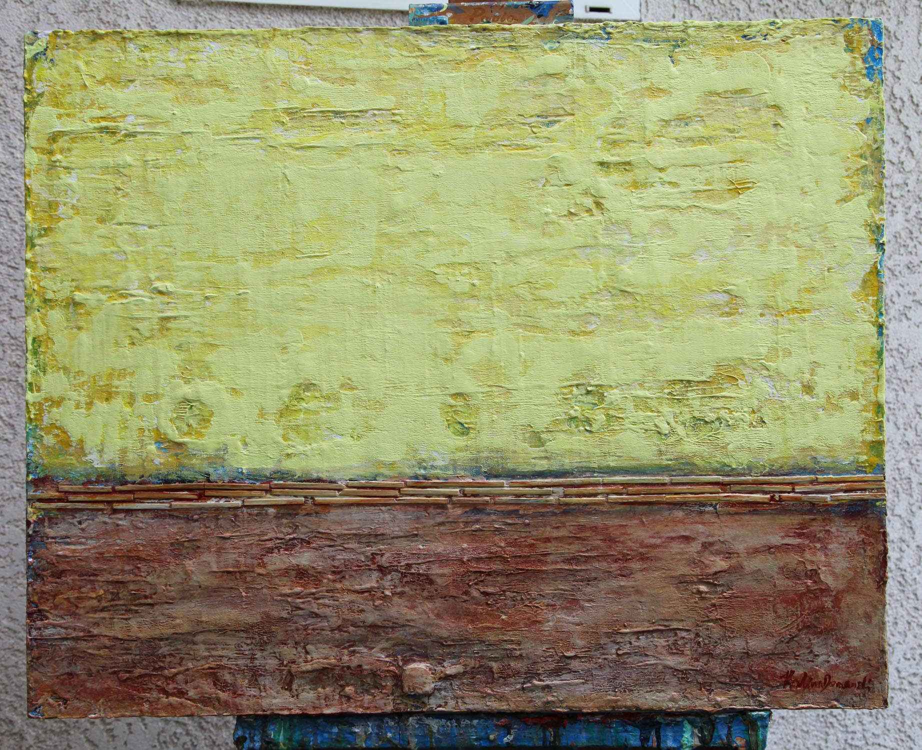 Perfekte Energie (Braun), Abstract Painting, von  Halina Domanski