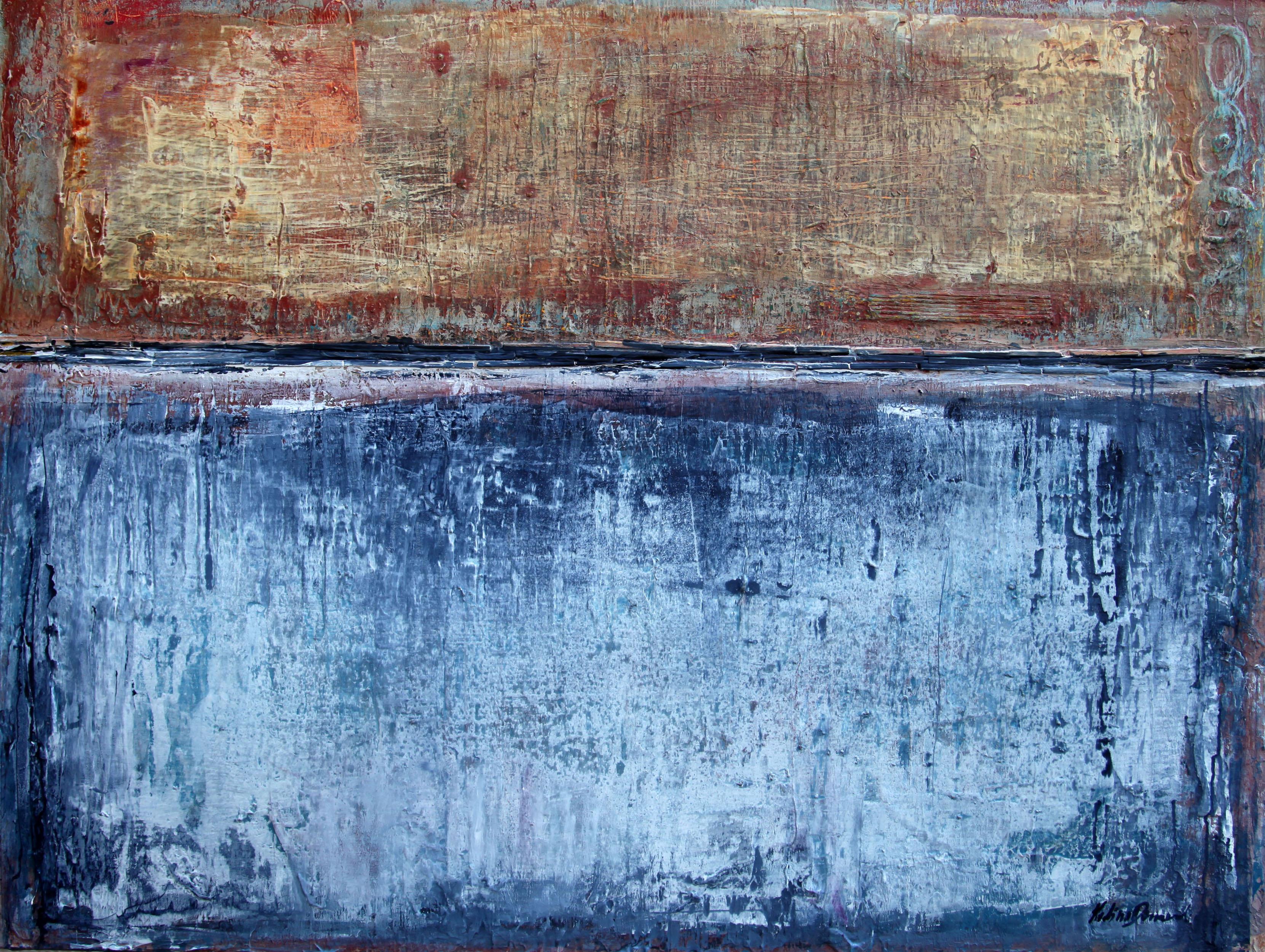 Le temps parfait - Expressionnisme abstrait Painting par  Halina Domanski
