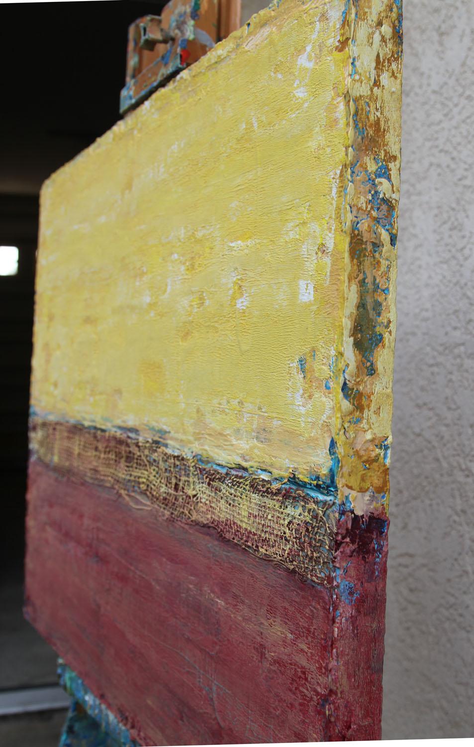 Roter Sonnenuntergang (Abstrakter Expressionismus), Painting, von  Halina Domanski