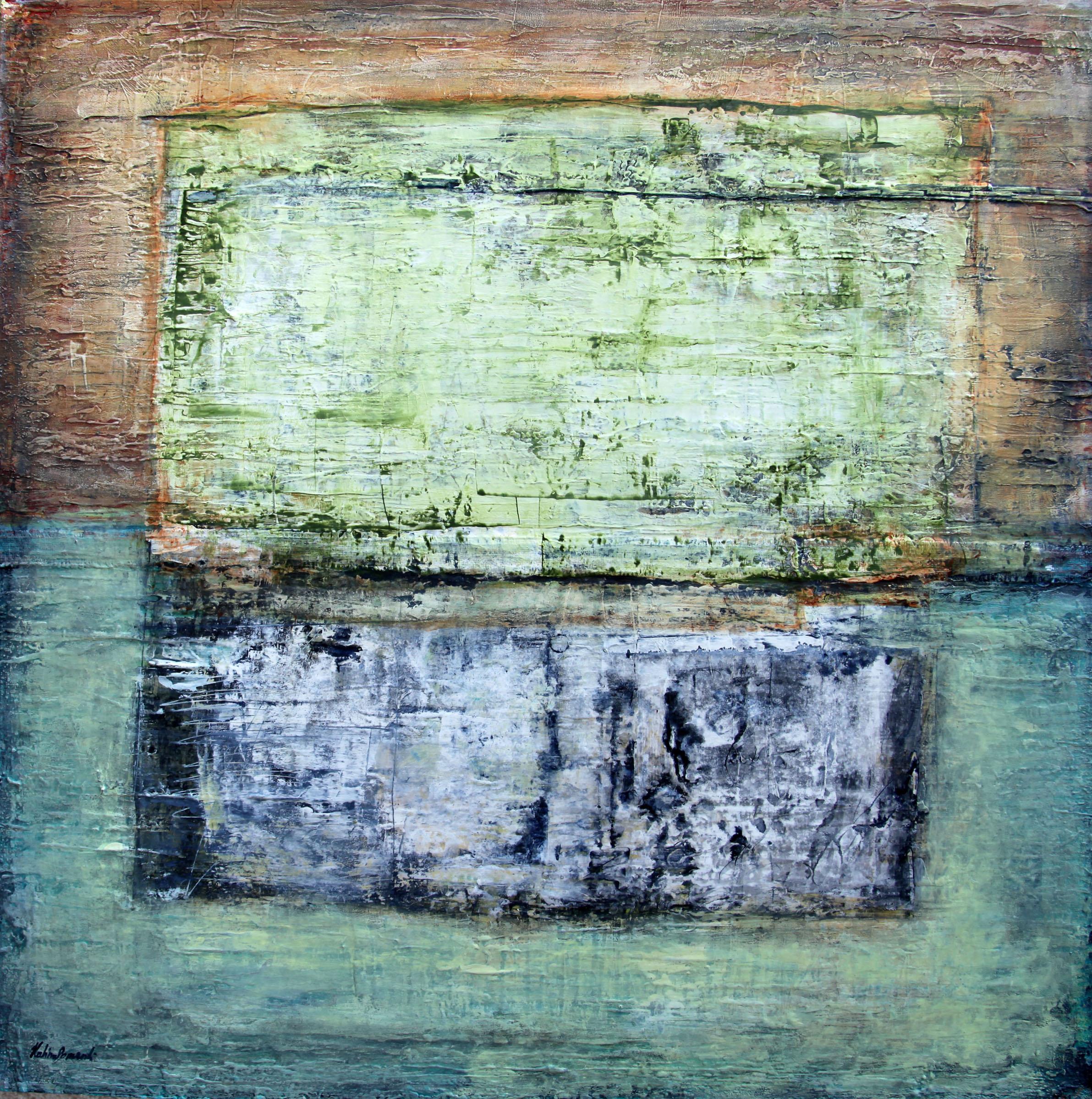  Halina Domanski Abstract Painting - Reflection