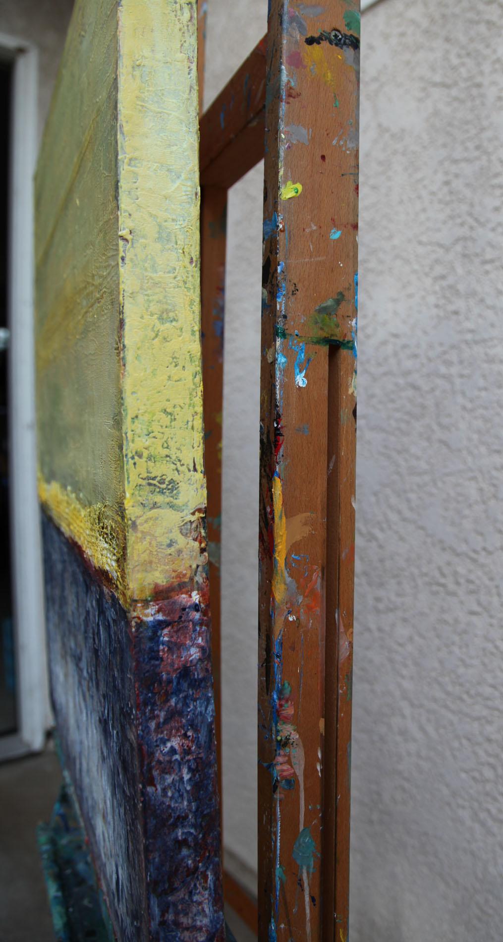 Fuerza - Abstract Painting Beige de  Halina Domanski