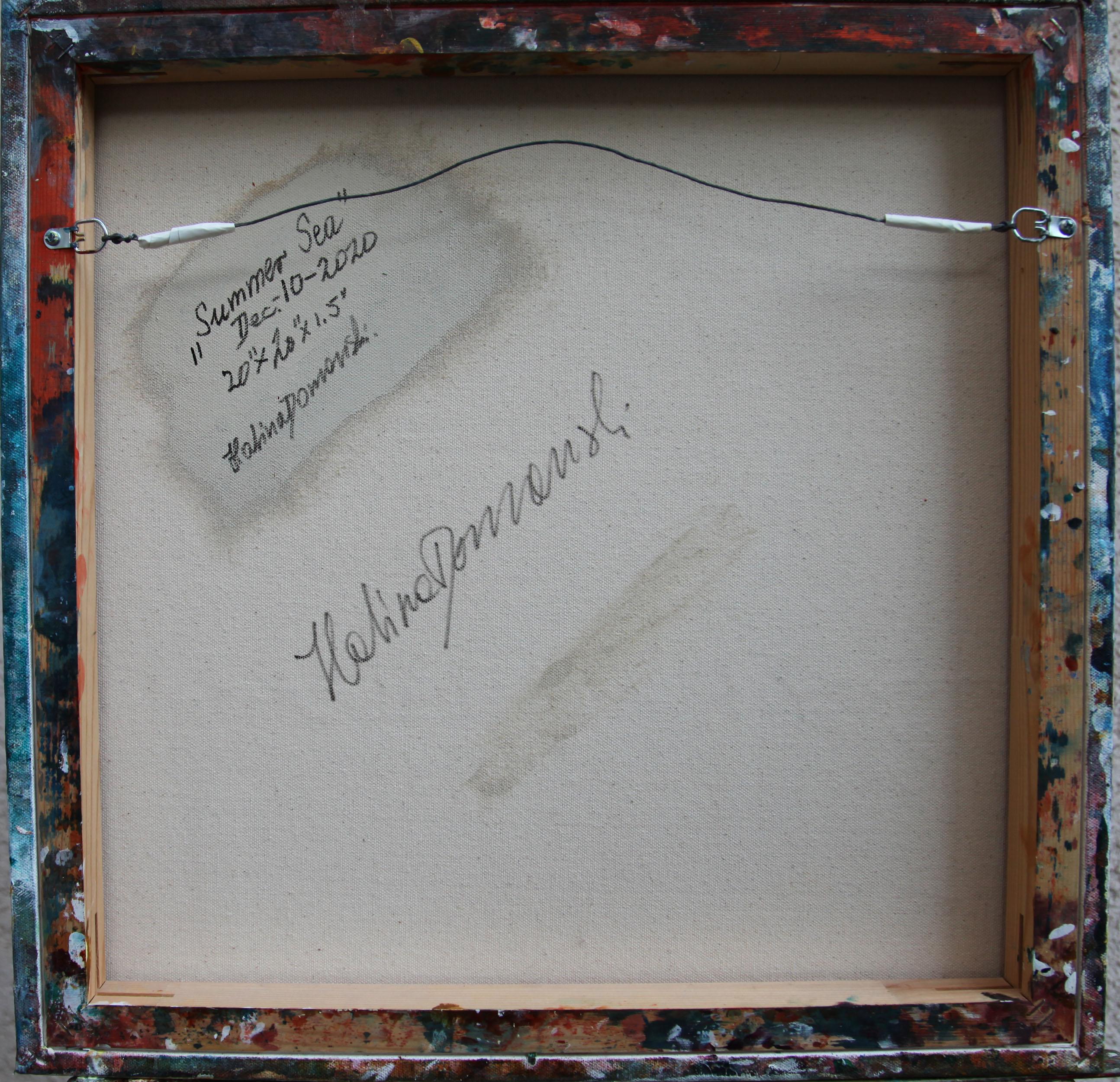 Inspired by natural texture and colors, guided by an intuitive sense of balance and harmony.
It is original abstract expressionist painting on gallery wrapped canvas. ONE-OF-A-KIND and unique artwork.
It was painted with professional acrylic colors.